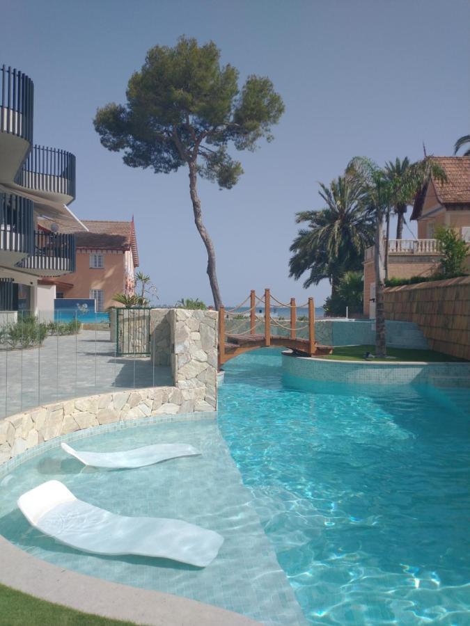 Modern Nieuwbouwappartement Aan Het Strand Van De Mar Menor In Santiago De La Ribera Lo Pagán Exterior foto