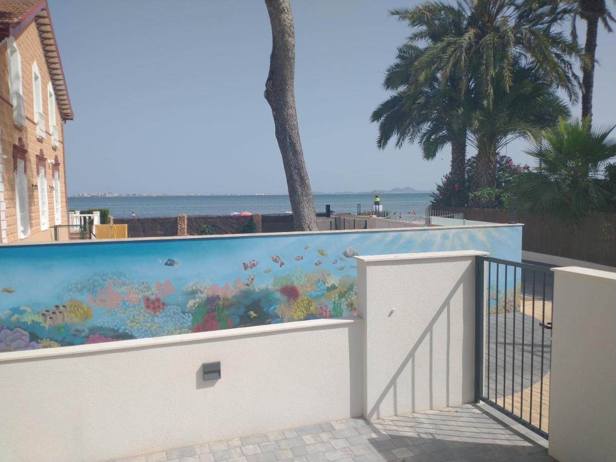 Modern Nieuwbouwappartement Aan Het Strand Van De Mar Menor In Santiago De La Ribera Lo Pagán Exterior foto