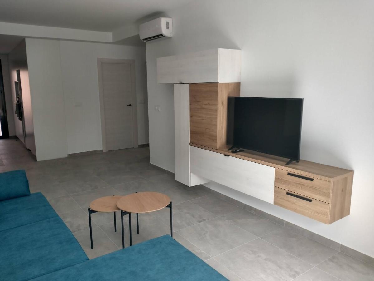 Modern Nieuwbouwappartement Aan Het Strand Van De Mar Menor In Santiago De La Ribera Lo Pagán Exterior foto