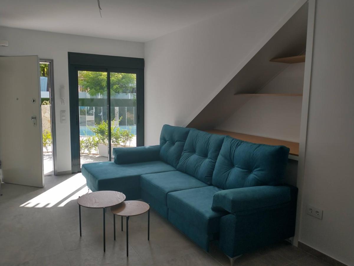 Modern Nieuwbouwappartement Aan Het Strand Van De Mar Menor In Santiago De La Ribera Lo Pagán Exterior foto
