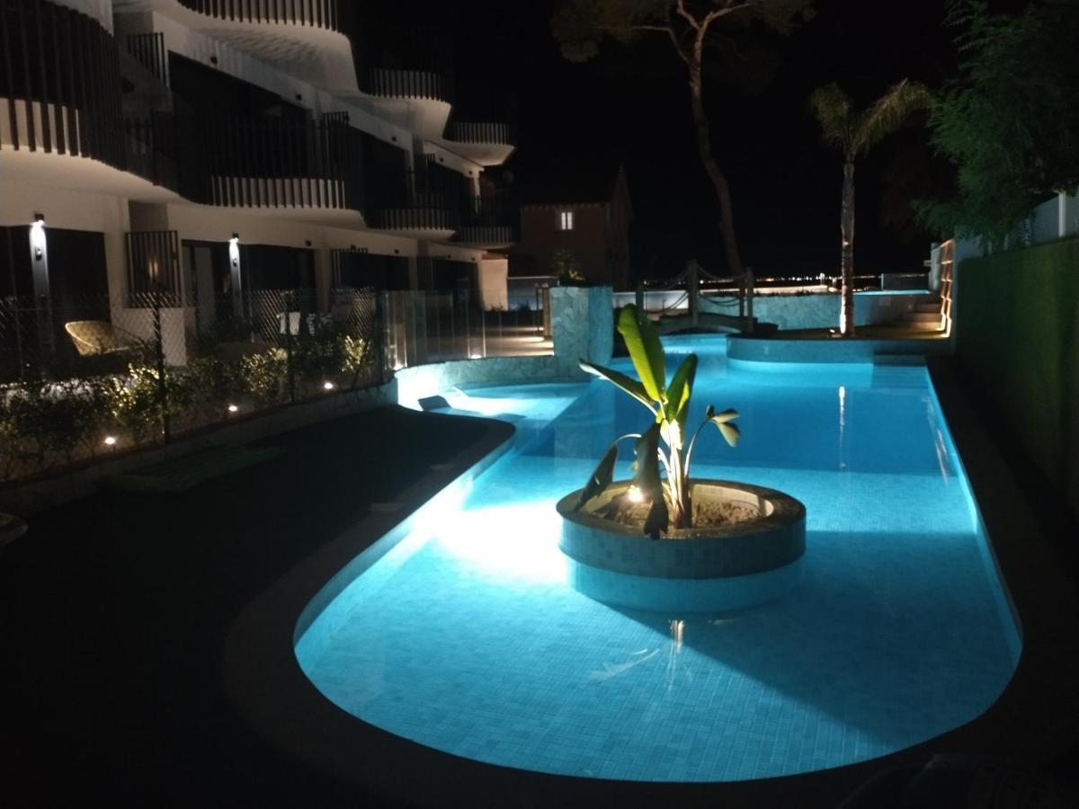 Modern Nieuwbouwappartement Aan Het Strand Van De Mar Menor In Santiago De La Ribera Lo Pagán Exterior foto