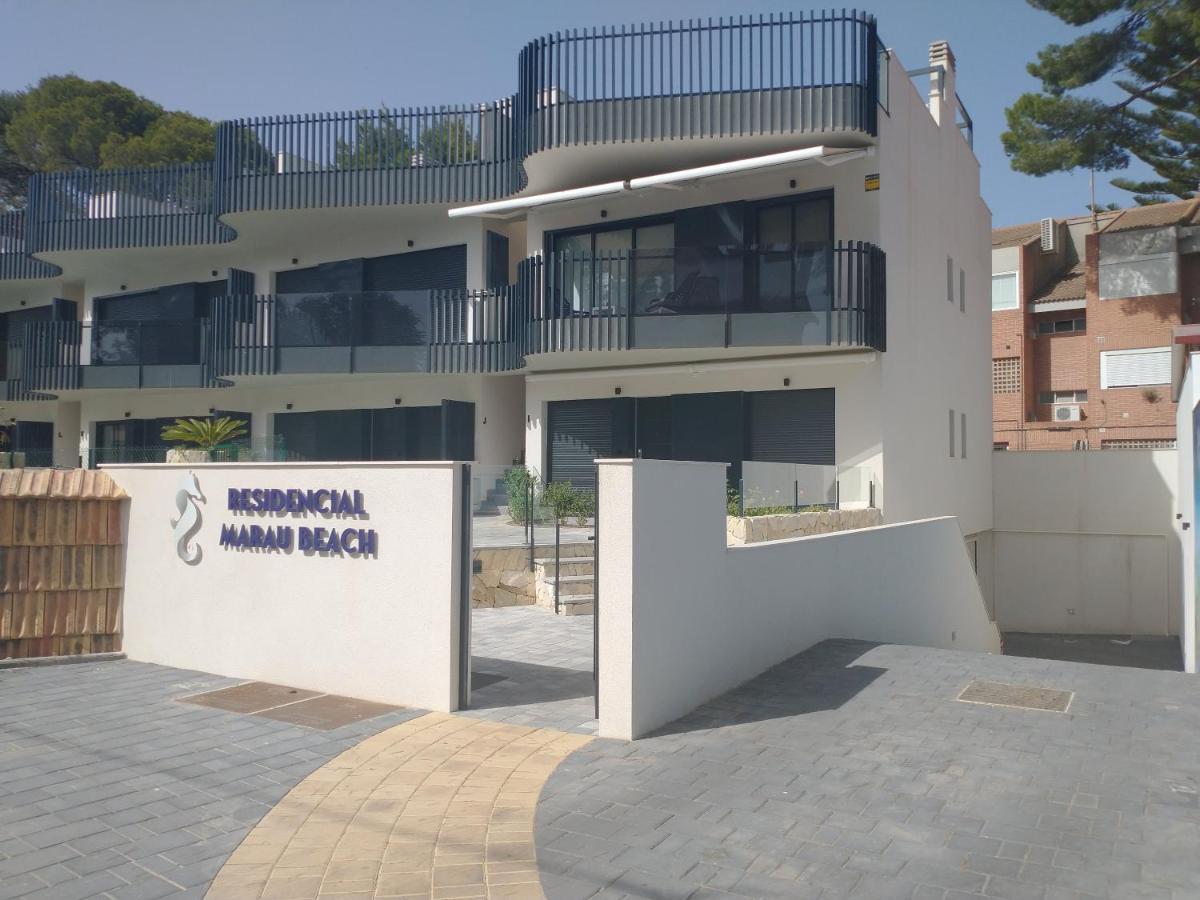 Modern Nieuwbouwappartement Aan Het Strand Van De Mar Menor In Santiago De La Ribera Lo Pagán Exterior foto